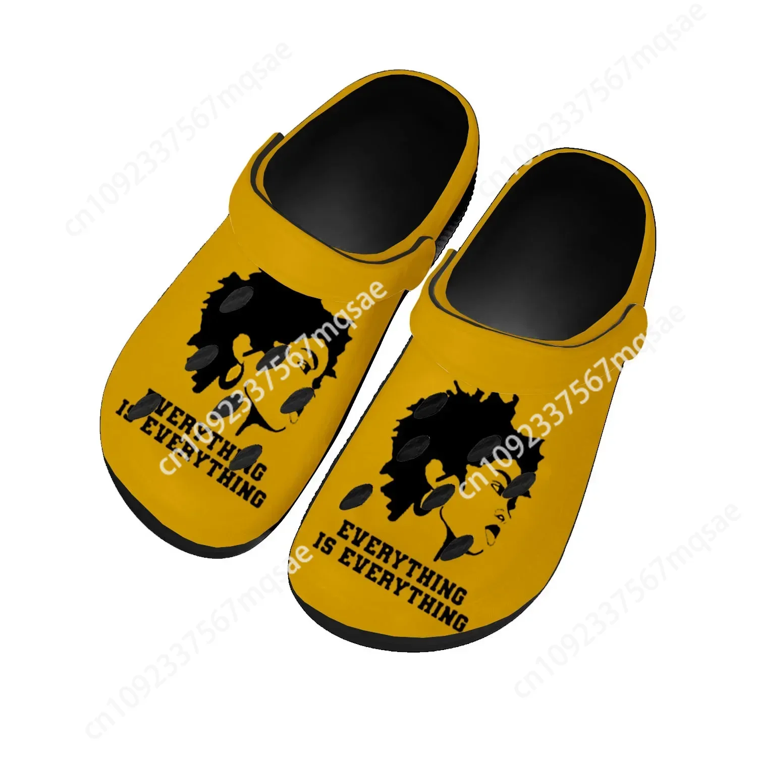 Lauryn Hill Rapper Pop Home Clogs Custom Water Shoes Mens Womens Teenager Shoe Garden Clog Breathable Beach Hole Slippers Black