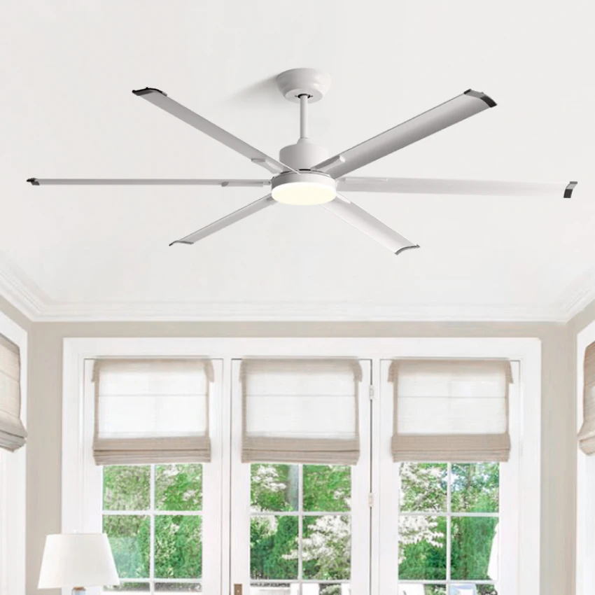 FUMANJIA 72Inch Ceiling Fan - DC Motor&Remote Control, 6-Speed Adjustment, Aluminum Blade, Reversible Function for Commercial