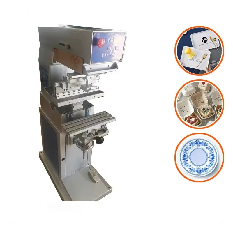 وعاء سيراميك كبير شبه أوتوماتيكي بلون واحد وأطباق أدوات المائدة ولوحة صندوق حزمة وطابعة وسادة للتطبيقات الصناعية #1