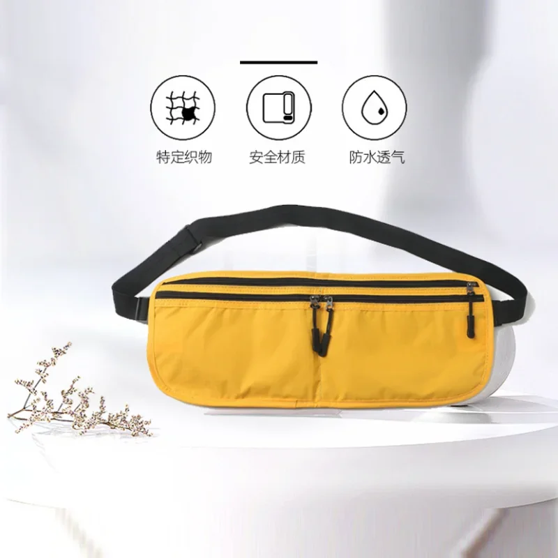 

New men's waist bag three purpose identification bag multi-purpose crossbody bag small travel bag running