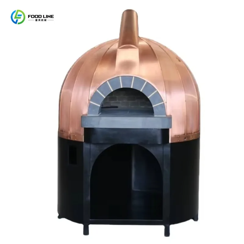 Customized Popular Italy Copper Gas Electric Pizza Oven Commercial Restaurant Baking Equipment