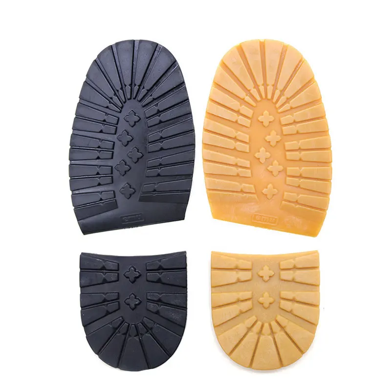 Men Business Shoes Heel Sole Thicken Rubber Shoe Soles Non-Slip Replacement Outsoles Mat Sole Protector Rubber Sheet Pad