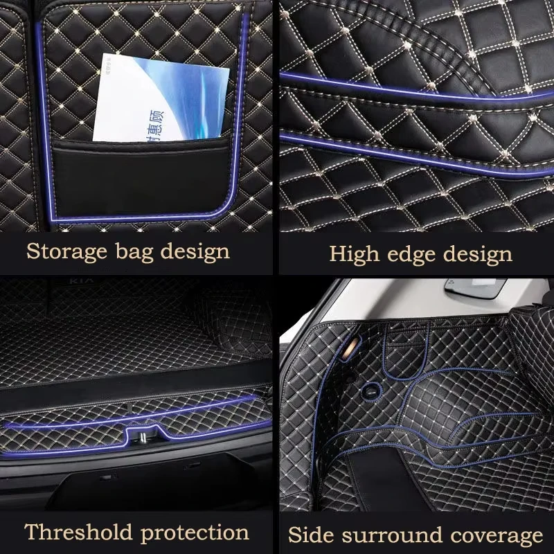 الحصير الخلفي للسيارة MGS5 EV MG ES5 ES34 2024 2025 2026 2027 وسادة جلدية تخزين يغطي البضائع بطانة البساط الطين اكسسوارات السيارات