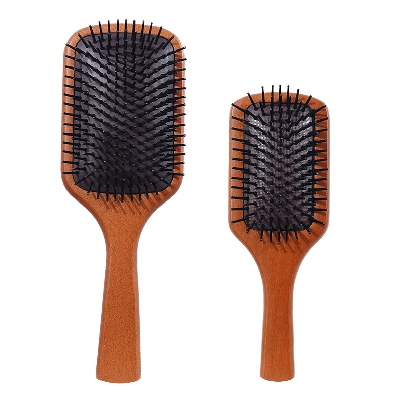 For Massage Comb Gasbag Anti Static Hair Air Cushion Wooden Hairbrush Wet Curly Detangle Hair Brush Hairdressing Styling