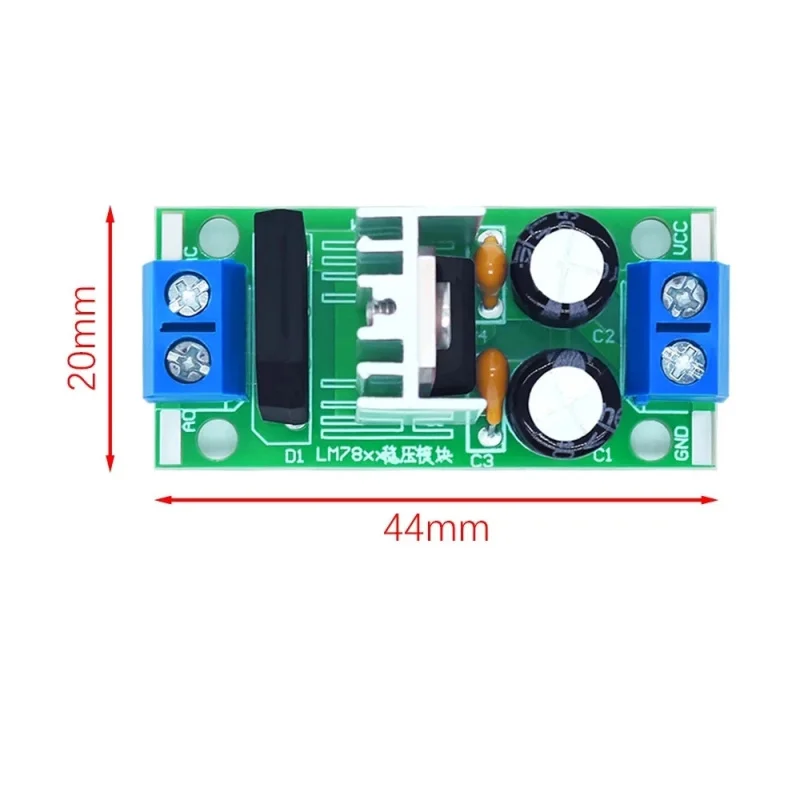 L7805 LM7805 L7812 LM7812Modulo di potenza regolatore di tensione a tre terminali5V12VModulo regolatore di tensione