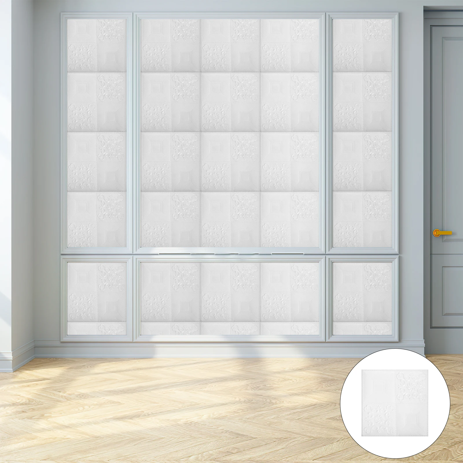 

20pcs 3D Brick Panels Self Adhesive Foam Tiles Peel Stick Decorative Brick Wallpaper Kitchen Bedroom Living Room Foam Wall