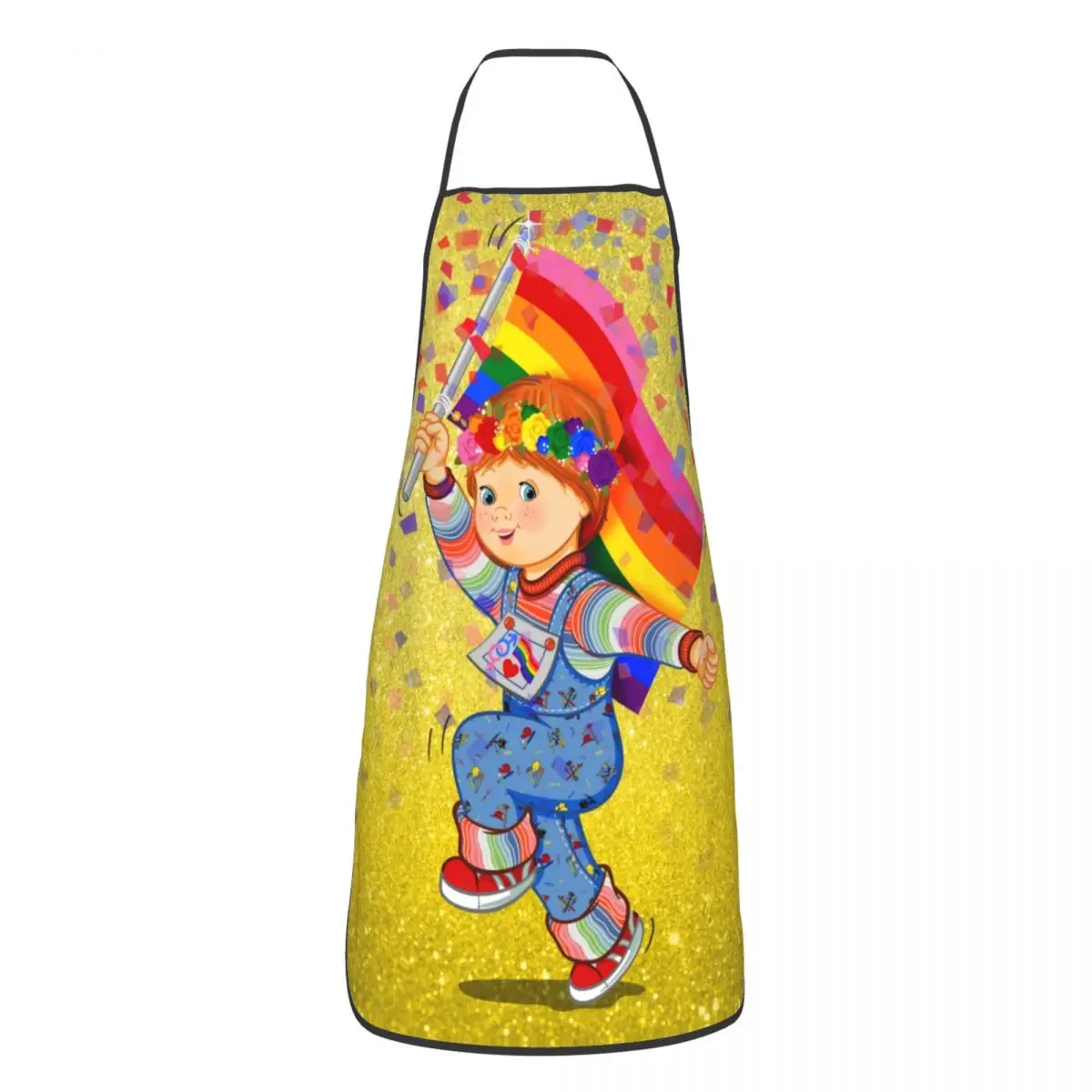 Good Guys Pride Aprons Men Women Unisex Adult Chef Cooking Kitchen Child's Play Chucky Tablier Cuisine Gardening