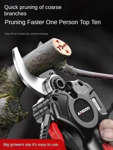 전기 가지치기 가위 리튬 배터리 충전식 가지 트리머 원예 도구 A