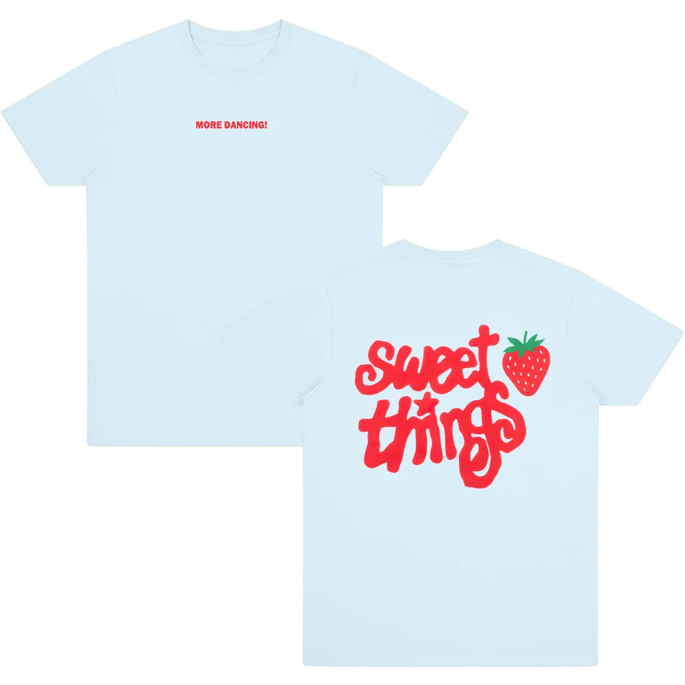 Olivia Dean Sweet Things T-shirt Moda Nuovo Merch Donna Uomo T-shirt in cotone Estate Casual Manica corta Tee Comfort Y2k Abbigliamento