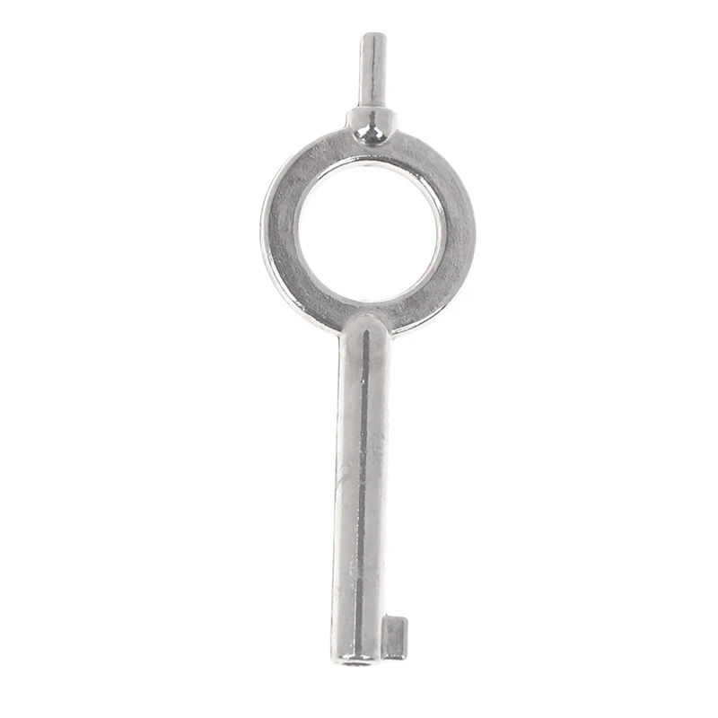 1PCS American Style Universal Flat Key Blank Special Key Handcuff Lock Key Zinc Alloy Keychain