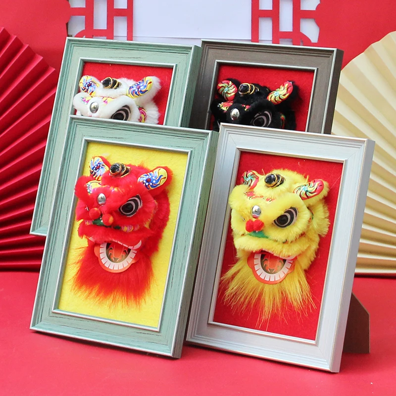 Chinese Style Lion Dance Lion Awakening Handicrafts Home Decoration Creative Ornaments Chinese Style