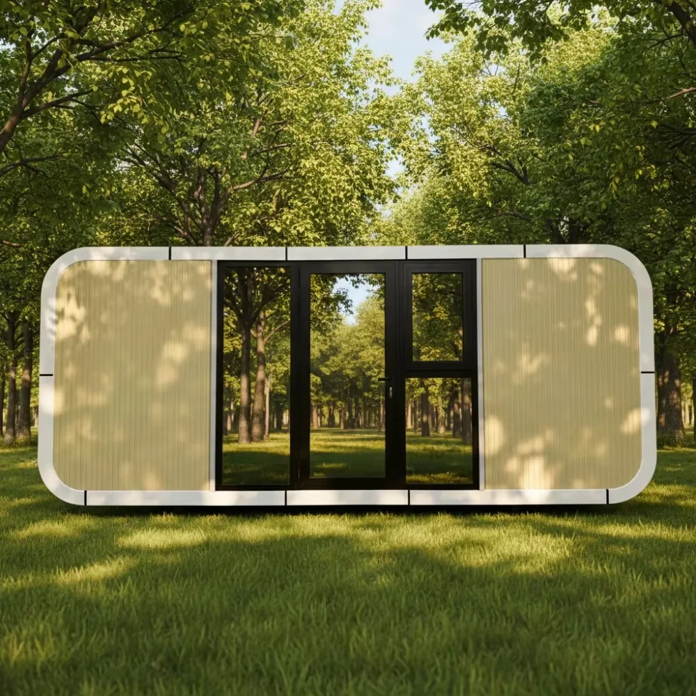Casa Modular Apple Pod, Ecológica, Cápsula Glamping, Diseño de Construcción Ecológica Personalizada, Unidad Prefabricada Portátil Reutilizable