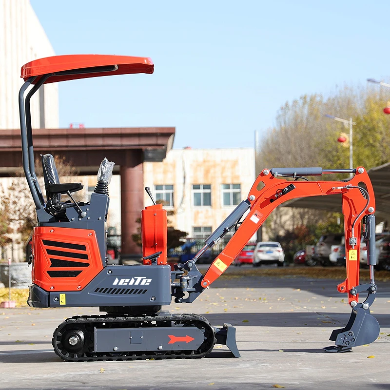 China Mini bagger 1000kg epa kleiner Bagger Mikro grab maschine Heimgebrauch Hydraulik Crawler Mini bagger 1,2 Tonnen angepasst