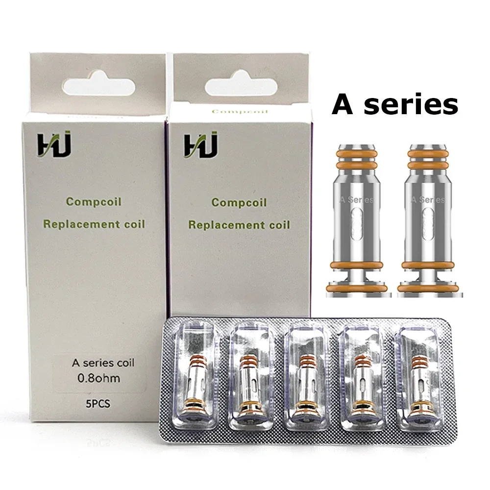 Vmiss 10PCS Z MTL Tankspule 0,8 Ohm 1,0 Ohm 1,2 Ohm A-Serie Spulenkopf für GeekVape Z MTL Top Airflow Zerstäuber