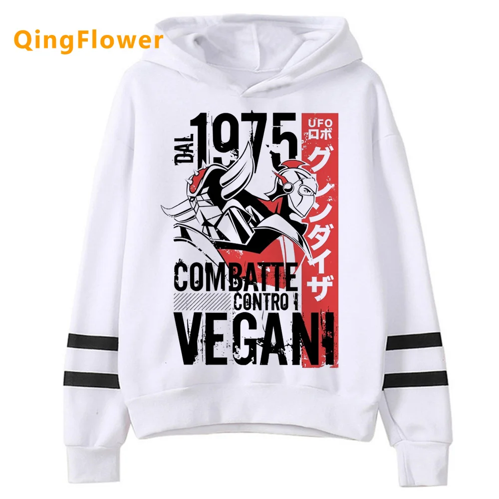 Goldorak hoodies women Kawaii anime sweat y2k pulls women Winter  sweatshirts