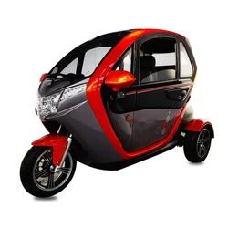 EEC Certificate 3000W Fully Enclosed 3 Wheel Passenger Electric Tricycle Trike Vehicles