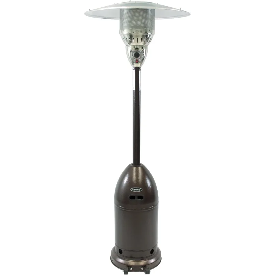 

Premium Hammered Bronze Patio Heater with 48000 BTU Output for Outdoor Living Spaces Ideal for Backyard Dining Areas and Roofto