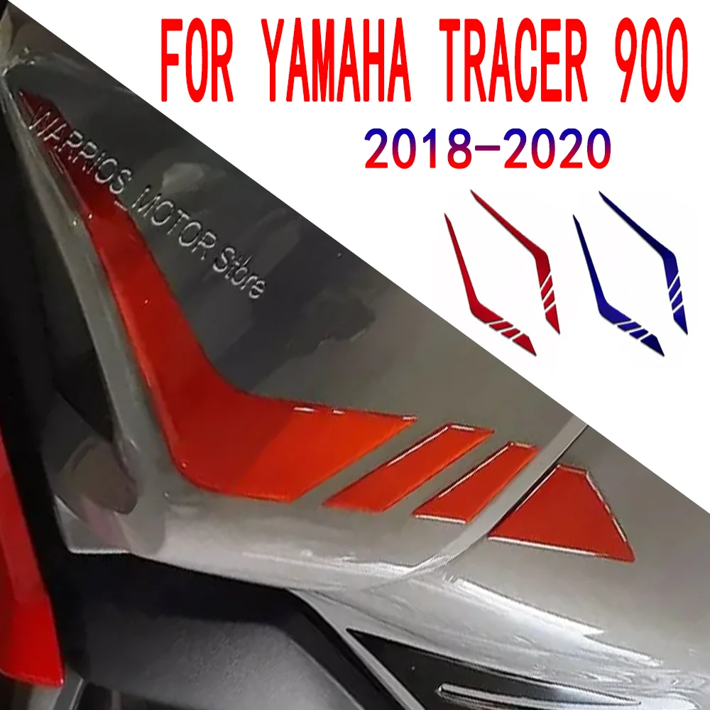 

For Yamaha Tracer 900 2018-2020 Motorcycle Fuel Tank Side Protector Waterproof Scratch-Resistant 3D Resin Protective Sticker