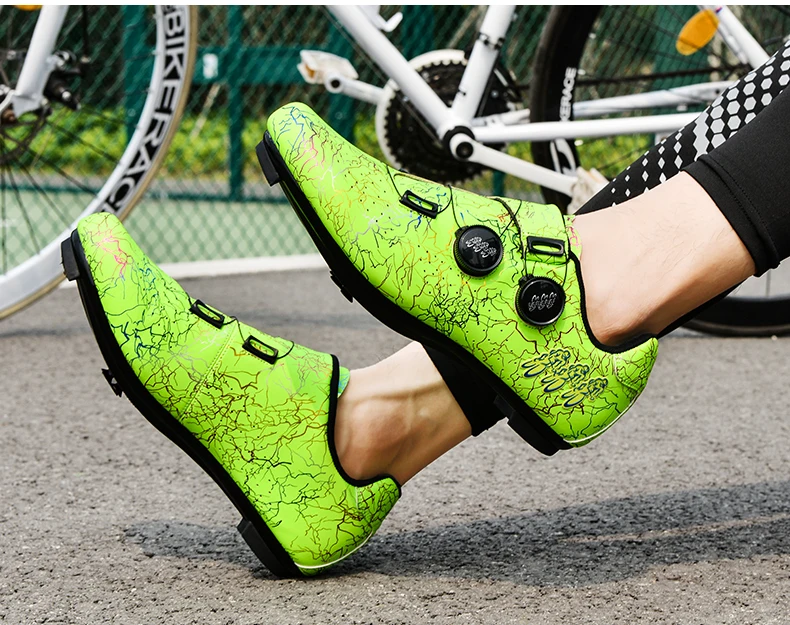 Professionelle Radfahren Schuhe Rennrad Männer Racing Wettbewerb Self-Locking Geschwindigkeit Fahrrad Turnschuhe Frauen SPD Stollen Radfahren Schuhe – Detail 17