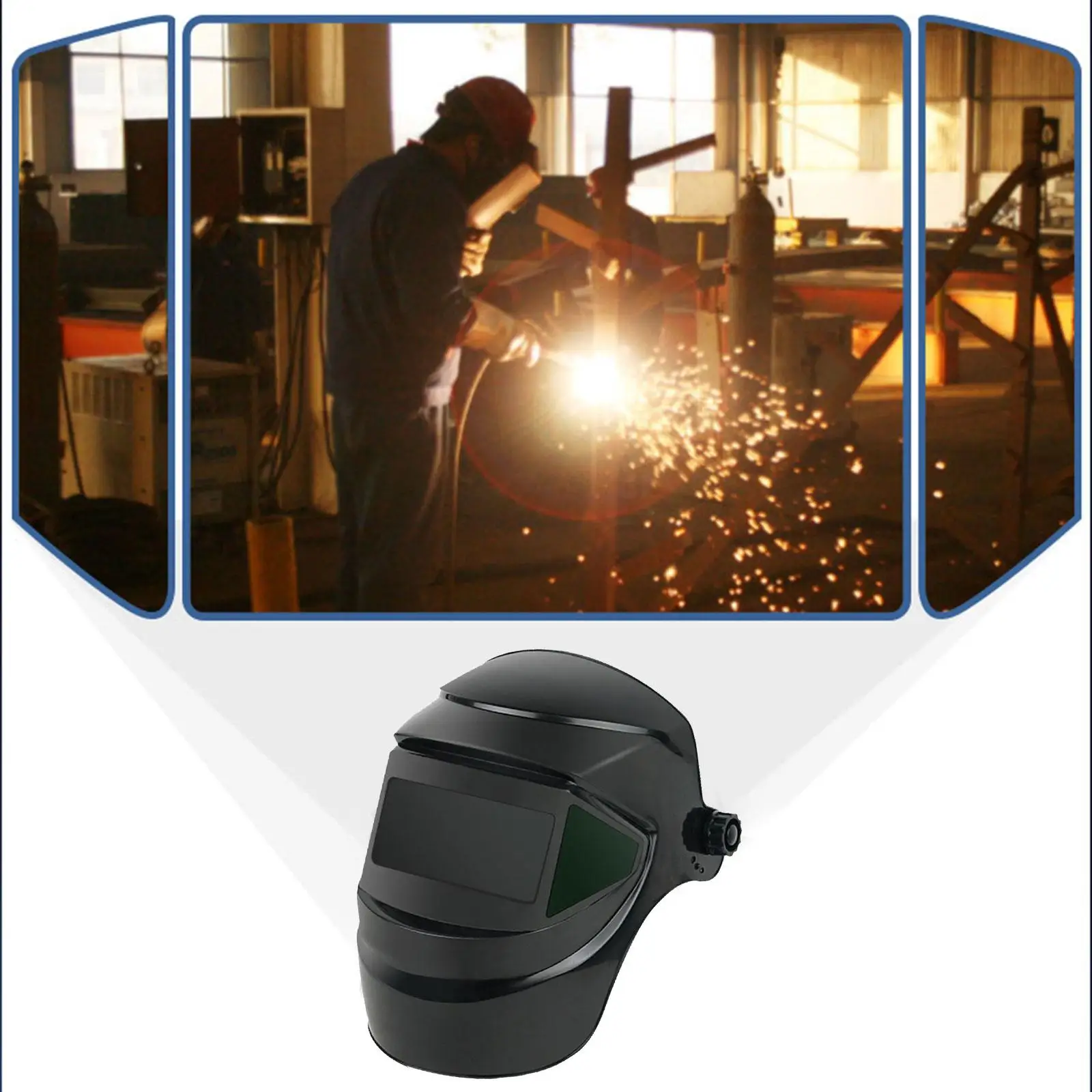 Automatic Welding Helmet Automatic Dimming Welding Protect From Mask And Face Mask Sparks Protection Heat-resistan Eyes L2H2