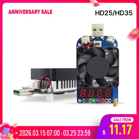 HD25 HD35 USB Load Resistor for Battery Testing RD