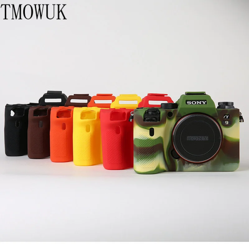 Luva protetora para câmera mirrorless Sony, Capa De Silicone A9II, A7R4 Soft Shell