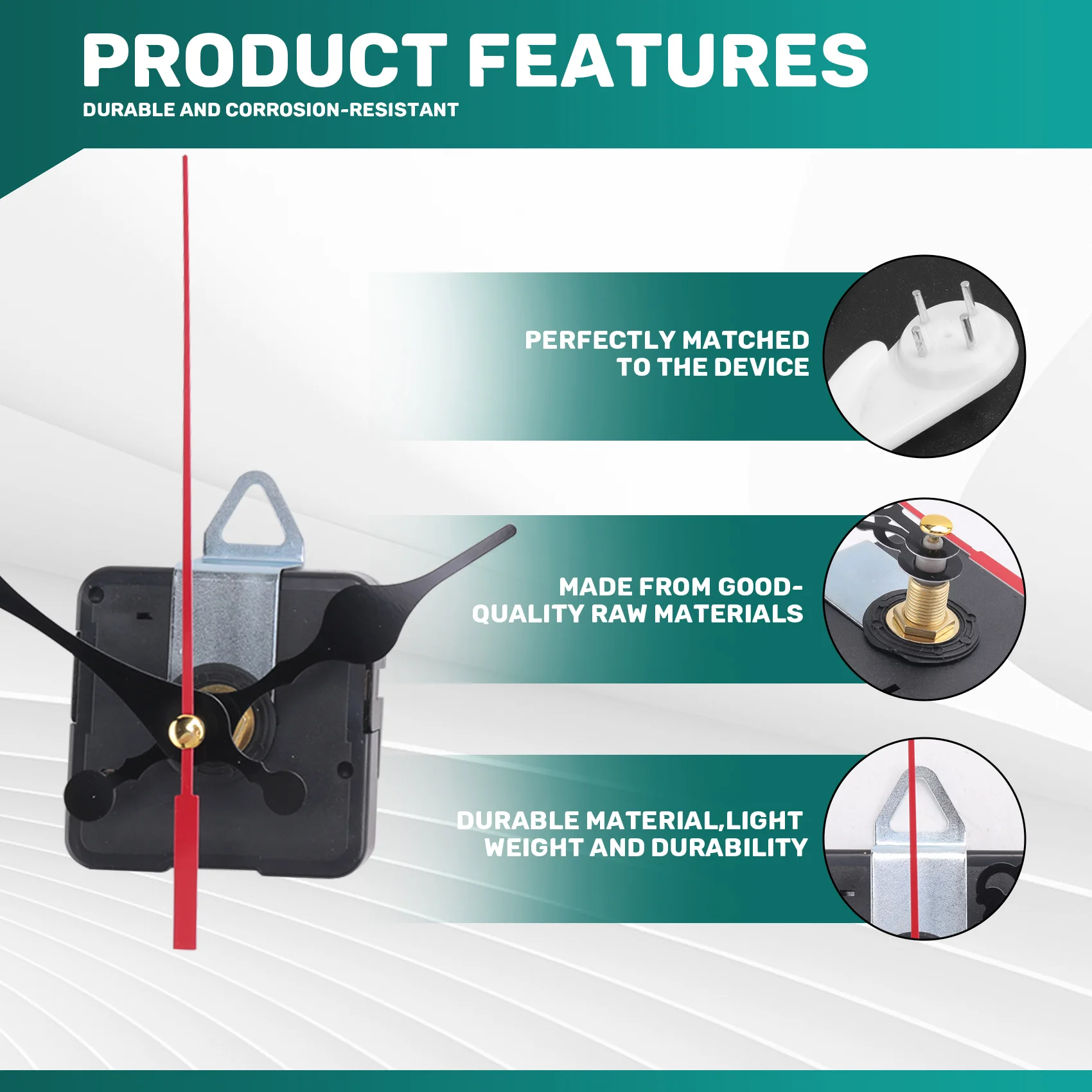 

Механизмы часов, стрелки и комплект двигателя, замена часового механизма с 7 парами комплектов запасных частей для часового механизма