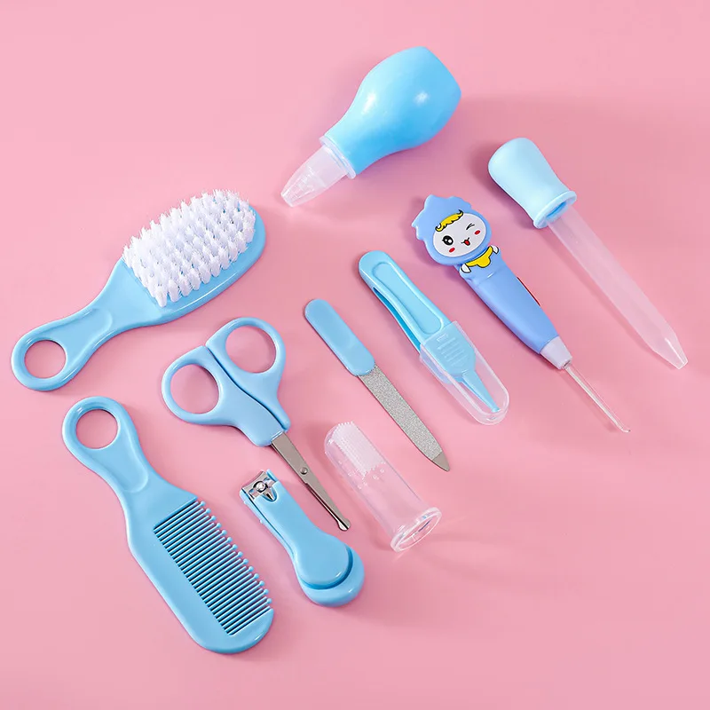 Baby Grooming Daily Health Set Accessories Nail Hair Care Kit Infant Kids Brush Comb Manicure Home Set