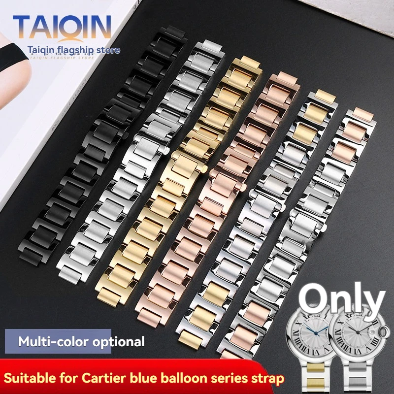 สายสแตนเลสแบบโค้งเฉพาะรุ่น สำห - Cartier Watch Ballon Bleu บทวิจารณ์และราคา