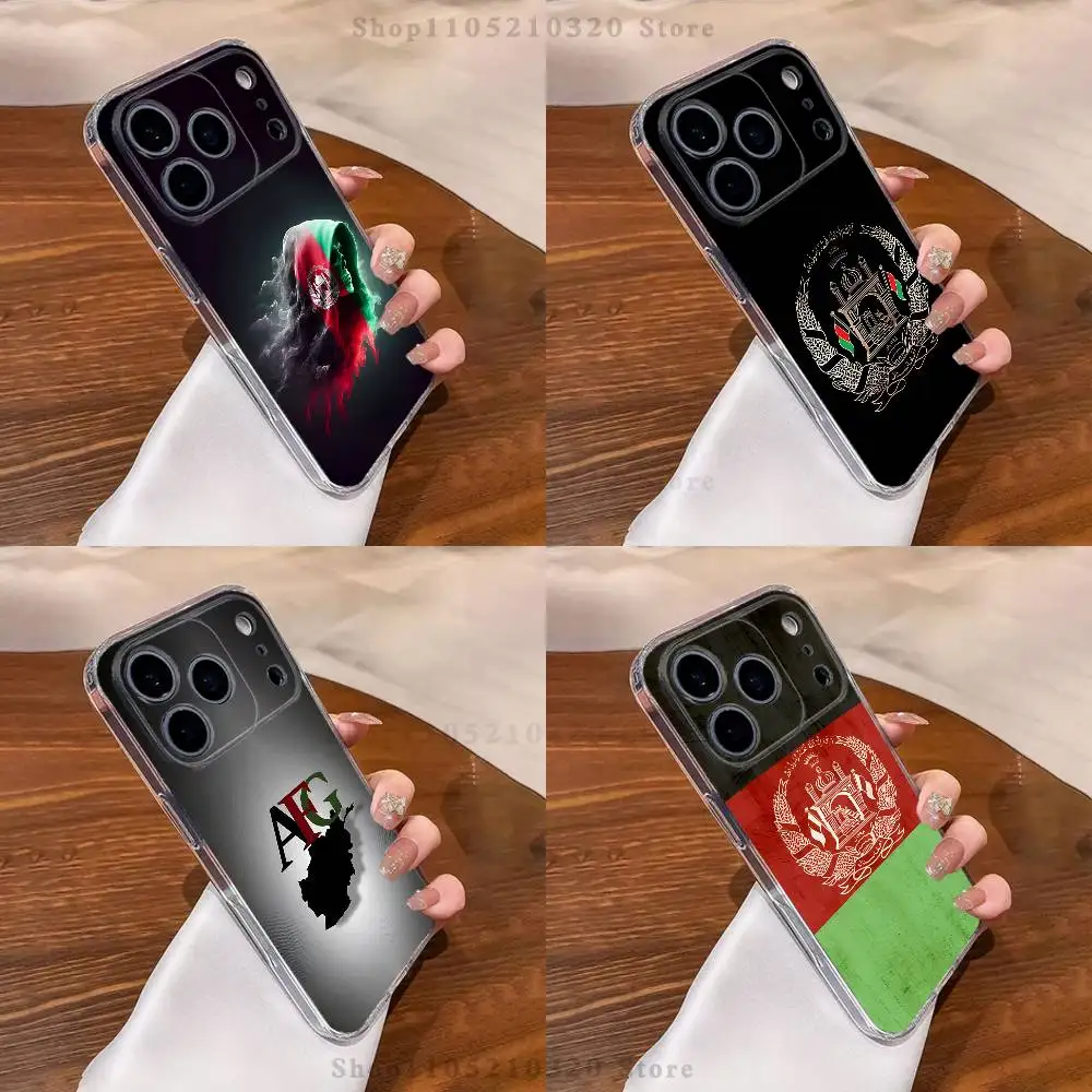

Flag of Afghanistan Phone Case For iPhone 17,16,15,14,13,12,11 Pro,Max,Plus,XR,Mini,E Clear Full-coverage Soft Cover