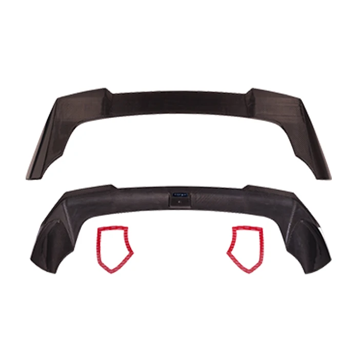 

Yofer for L9 Dry Carbon Fiber Body Kits Electric Vehicles Accessories Diffuser Splitter Car Rear Wing Spoiler for Lixiang L9