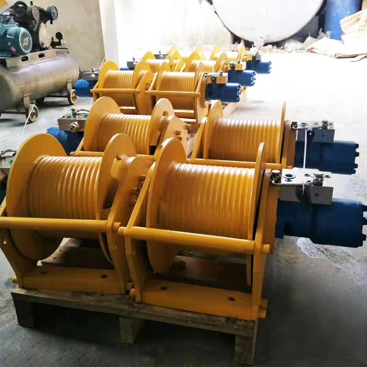 220V電動ワイヤーロープ牽引高速油圧ウインチ 5トン 8トン 10トン