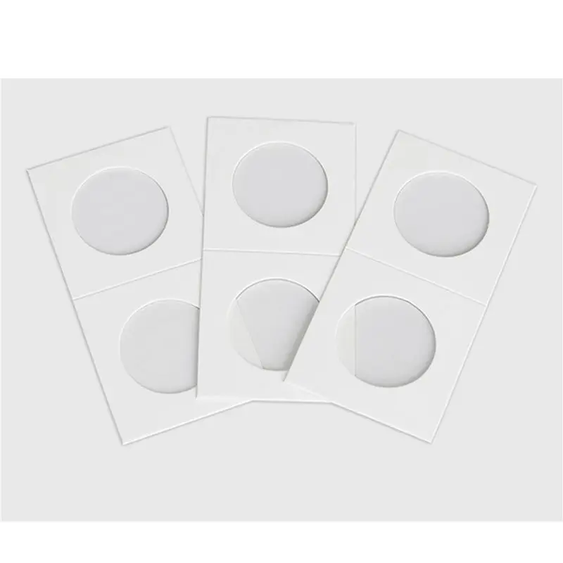 Hot kf-100PCS Square Cardboard Coin Holders Coin Supplies Coin Album Collection Lighthouse Stamp Coin Holders Cover Case