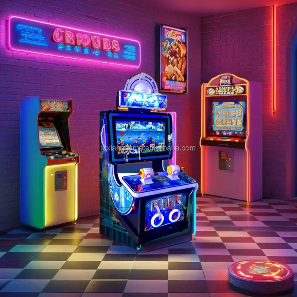 

32-дюймовый настольный аркадный автомат League Of Legends Nightcrawler в стиле ретро Street Fighter с монетоприемником