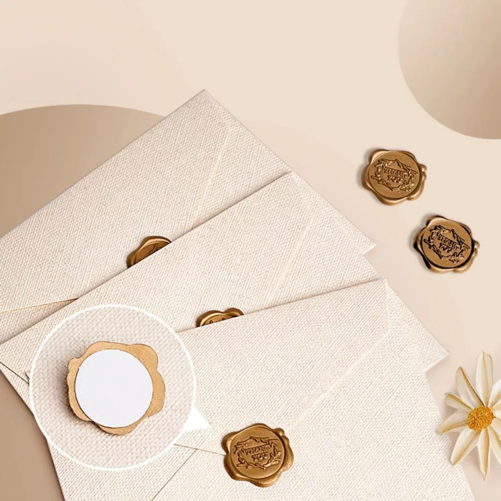 New Book Burlap Envelope Cowhide Chinese Style Stationery Invitation Writing Envelopes