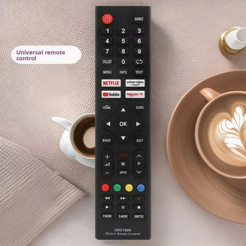 Universal URC1699 Remote Control for Samsung Sony Philips Sharp Panasonic Toshiba Hisense Skyworth Sanyo Grundig TV Models