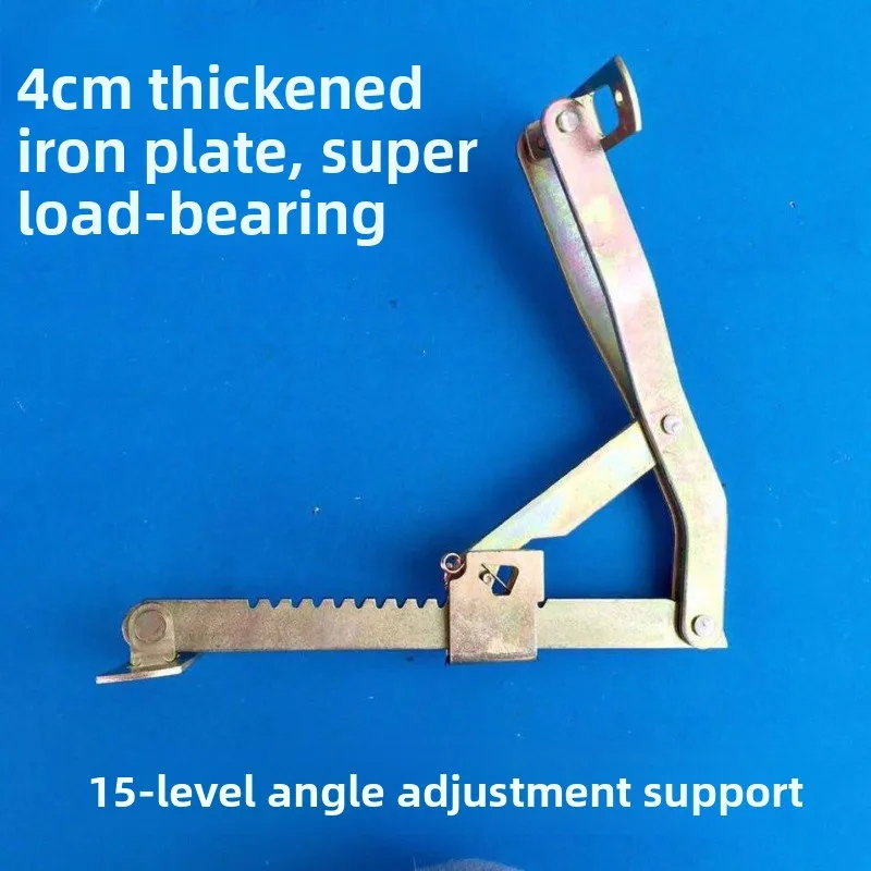 Multi-Angle Adjustable Headrest Lever - 4mm Thickened Iron Furniture Hinge Connector for Office Chair & Sofa