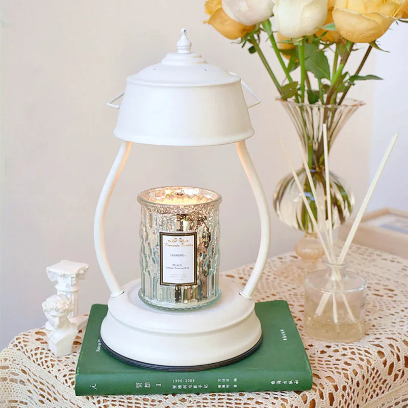 Lampada a cera di fusione aromaterapia fusione calda lampada a candela lampadine regolazione della temperatura regolabile luce a candela regalo nordico