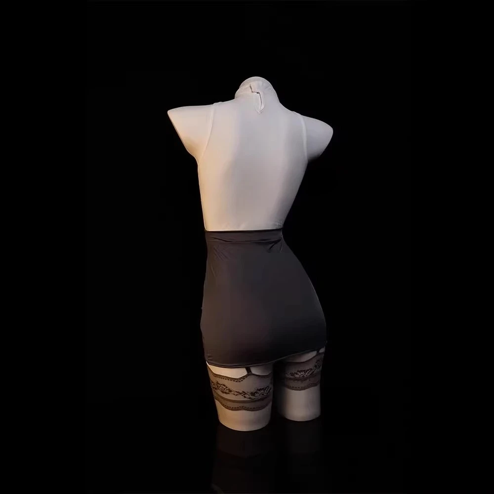 فستان نوم مثير جديد لعام 2025 زي دانتيل ملابس داخلية مجوفة مزاج إغراء نيسيي رغبة نقية #4