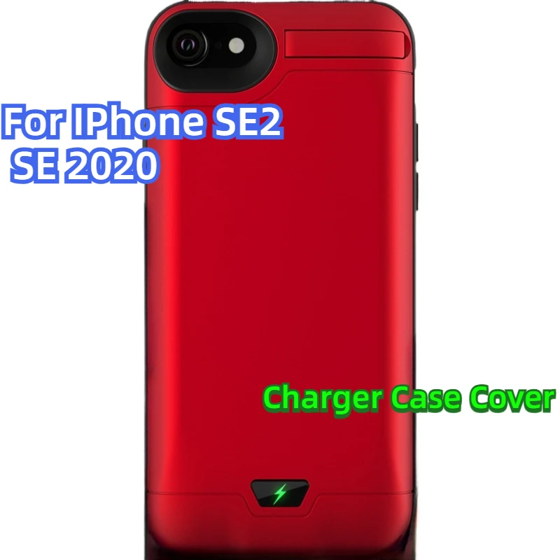 For IPhone SE2 SE 2020 Charging Case Battery Charger Case Cover 5000mAh Slim Ultra Thin Backup Power Bank Battery Case