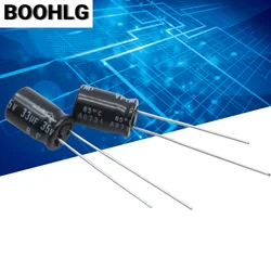 20pcs 35V 33uf BP 50V 22uf non-polar audio electrolytic capacitor 50V 33uf 8X11mm