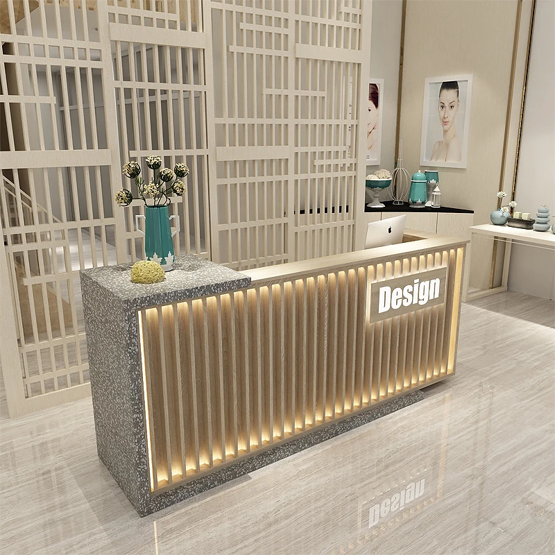 

Modern Retail Shop Reception Desk Cash Beauty Commercial Hotel Premium Reception Desk Designs Theke Rezeption Furniture HDH