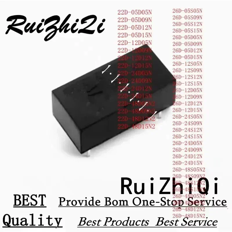 

10PCS/LOT 22D-24D12N 22D-24D15N 22D-48D05N2 22D-48D09N2 22D-48D12N2 22D-48D15N2 26D-05S05N 26D-05S09N 26D-05S12N 26D-05S15N