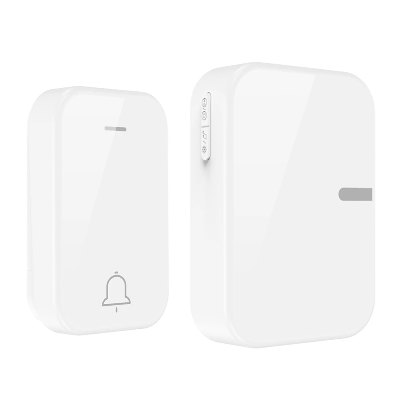 Самогенерируемый электрический дверной звонок, беспроводной 433, дверной звонок без батареи, громкий объем, пейджер «один-один» на большие расстояния — ABJU