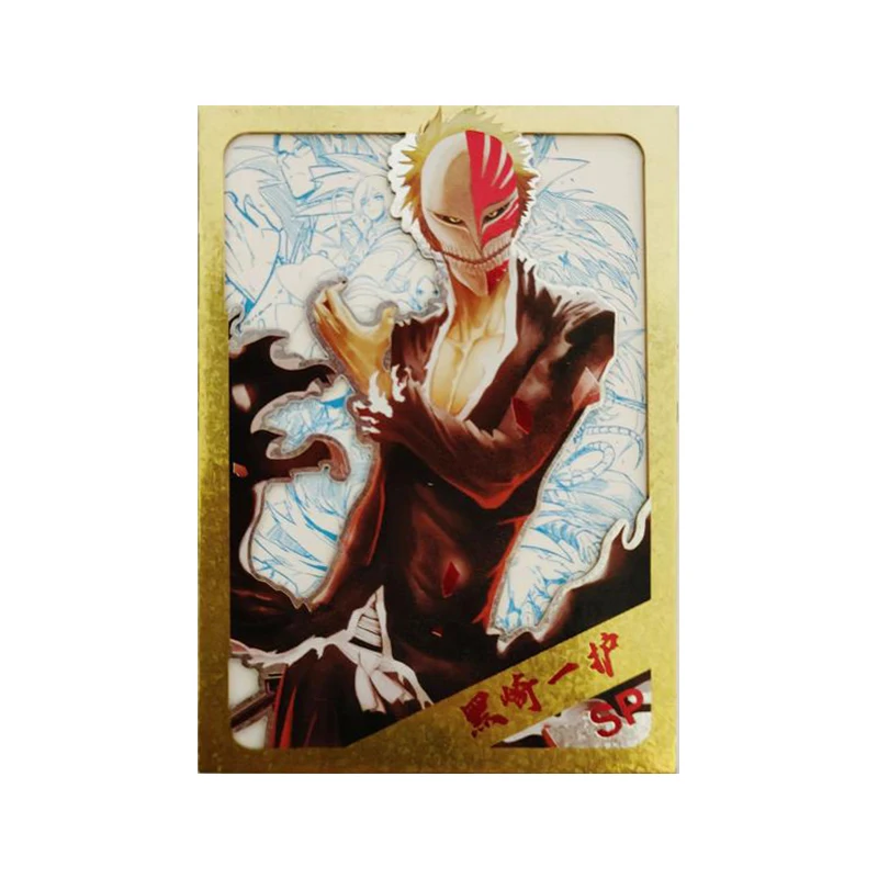 Anime BLEACH Rare SP Reflections Flash Cards Ulquiorra cifer Kuchiki Rukia Toys for boys Collectible Cards Birthday Gifts