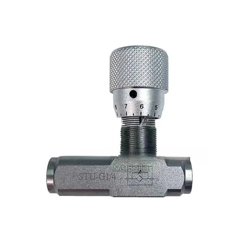 

Carbon steel 1/4 hydraulic throttle valve STU type flow control valve