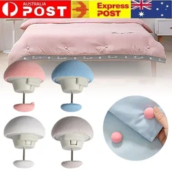 1pc New Bed Sheet Quilt Clip Anti Slip Quilt Holder Fixator Grippers Duvet Cover Needle Free Safety Easy To Unlock Organizer