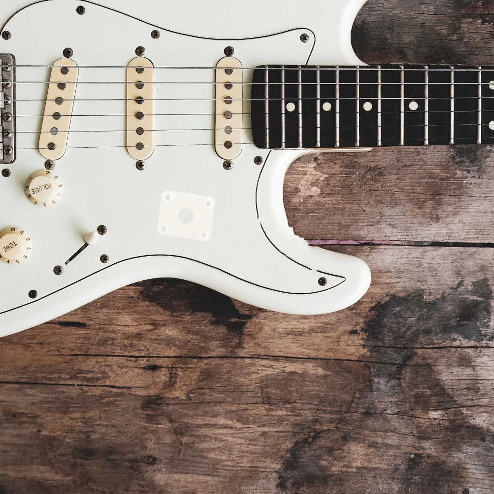 البلاستيك الغيتار جاك لوحة أجزاء الغيتار الكهربائي غطاء مستطيل سهلة التركيب حماية ضد الضرر باس جاك درع #5