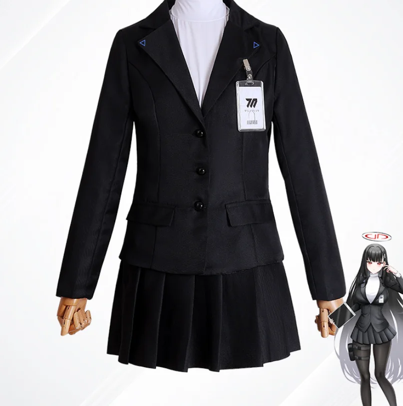 Anime Tsukatsuki Rio Cosplay Costume School President JK Uniforms Set Halloween Party Outfit for Woman Campus Outfit Casual Wear