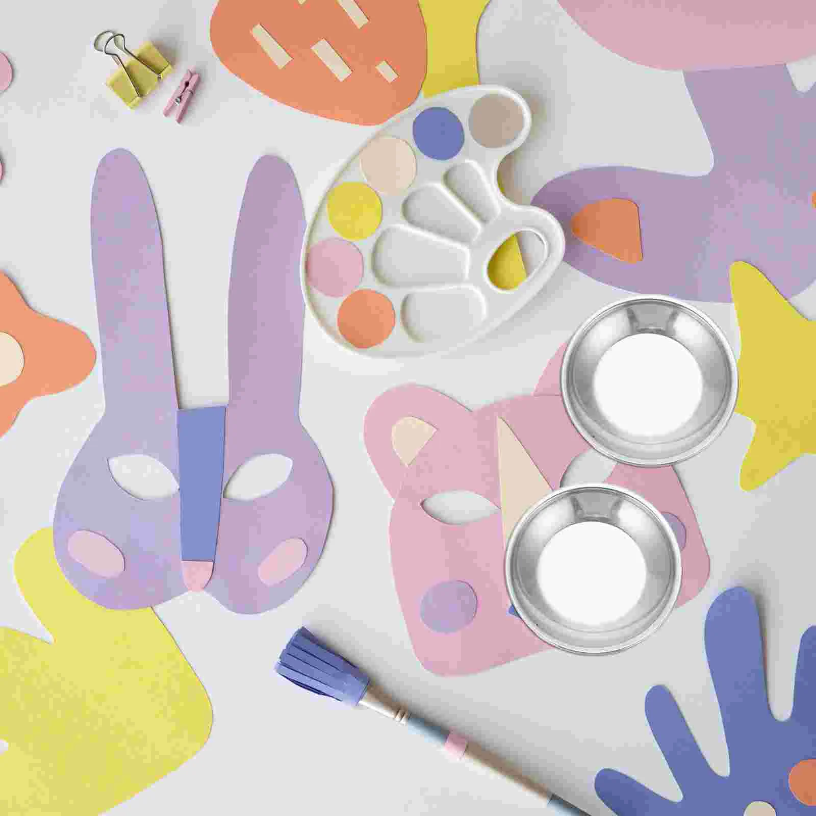 10 шт. палитра пигментная пластина студенческий лоток для краски акварель смешивание живопись блюдо краски для рисования